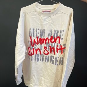 Women Run Shit CHNGE urban outfitters sweatshirt